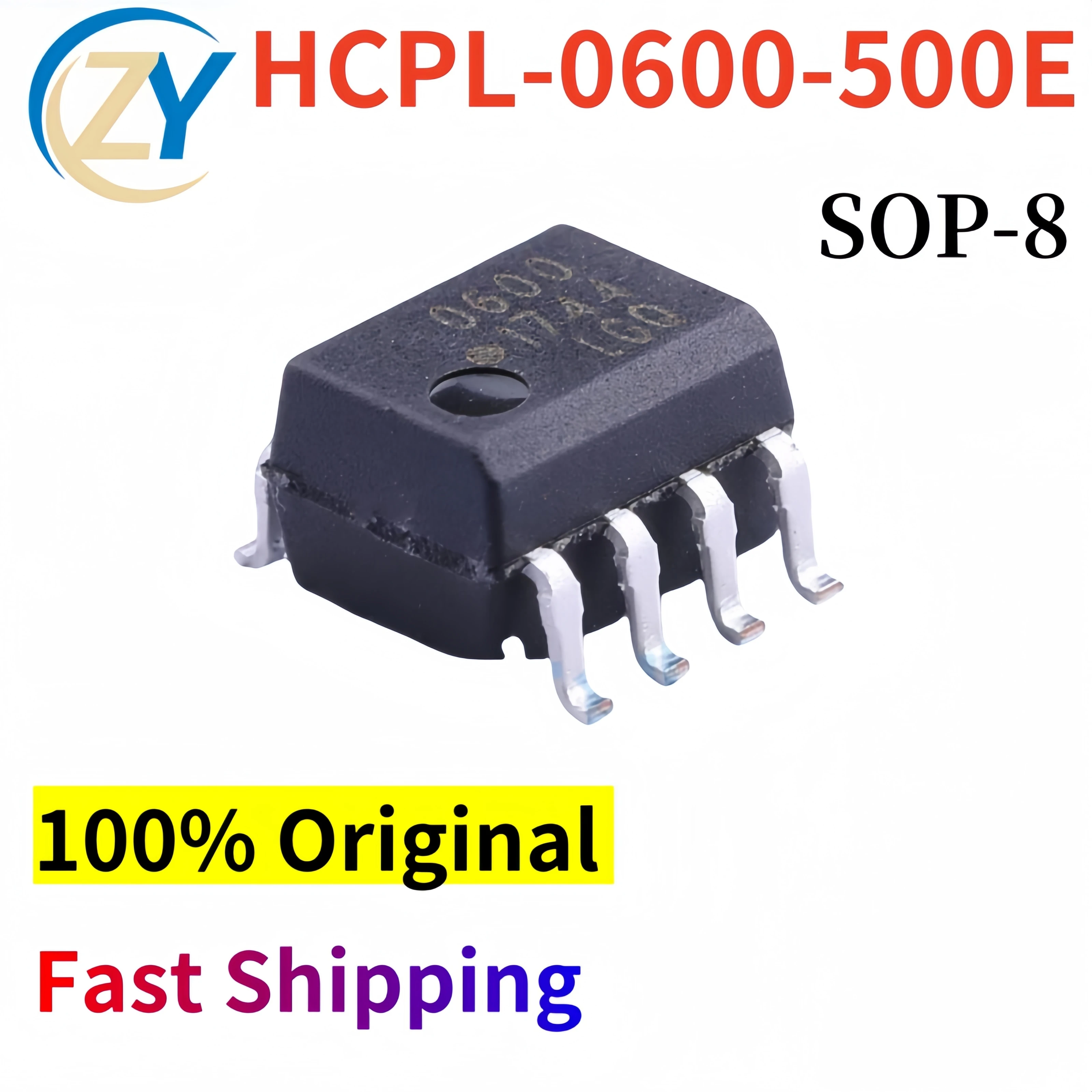 (5pcs) HCPL-0600-500E Optocouplers HCPL-0600 SOP8 100% Original & In Stock