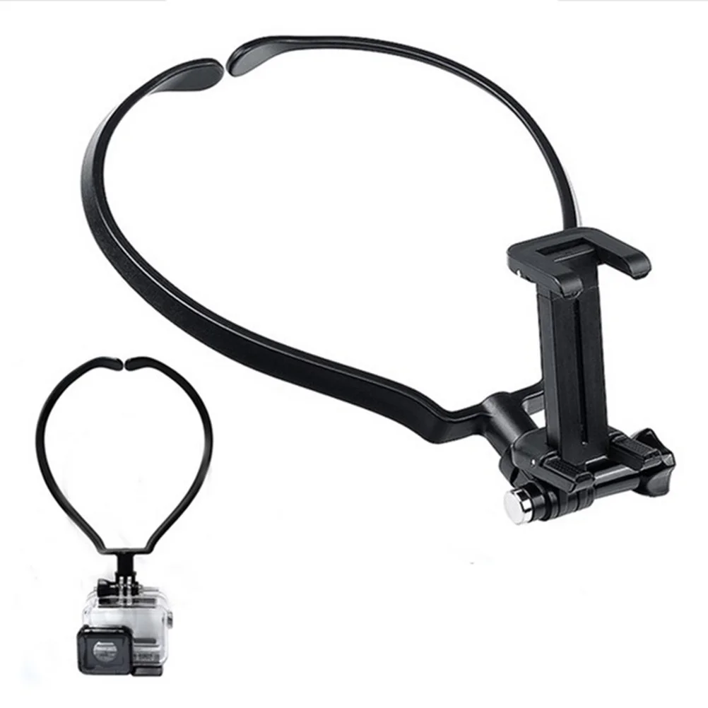 

Phone Neck Hanging Stabilizer Bracket for Pov Selfie Recording Compatible with 8 Models Black Lightweight Camera Stabilizer Grip