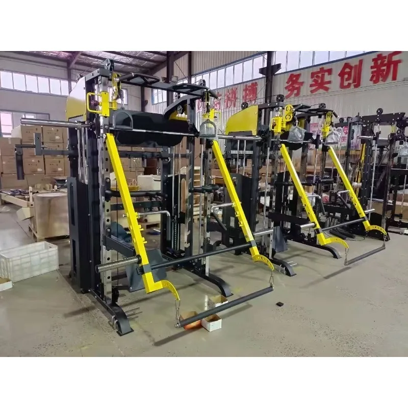 

All in One Multi Gym Station Multi Function Trainer Smith Machine Squat Rack Home Gym Power Rack