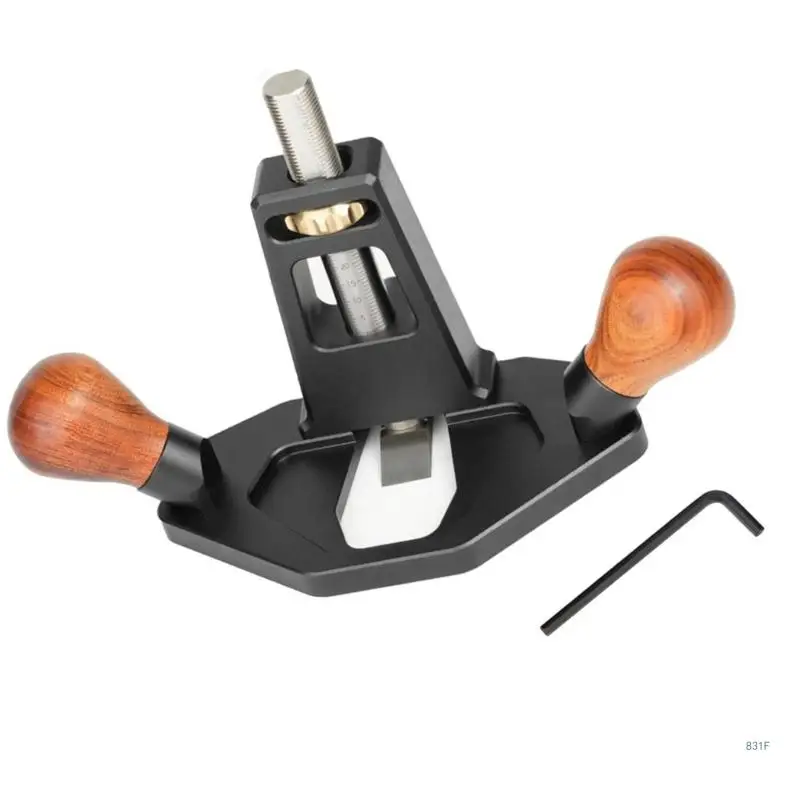 Professional Woodcraft Tool Manual Wood Shaver Hand Plane with Easy Depth Adjustment Suitable for Cutting Ergonomic Grip