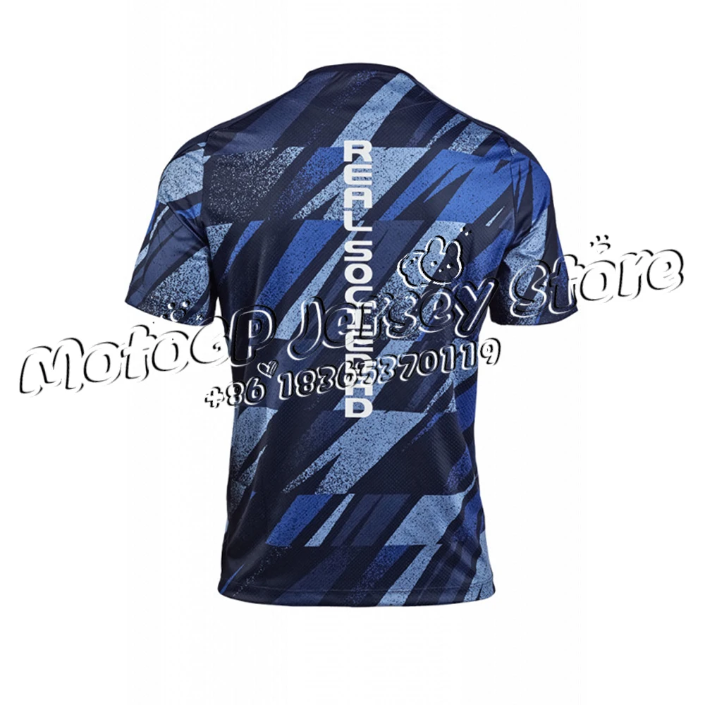 2025 Summer Spain San Sebastian Men‘s Sports T-Shirts Short Sleeve Crew Neck Football Jersey Kids/Adult Universal Size Tops