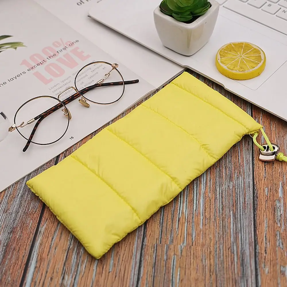 Down Cotton Glasses Box Protective Cover Eye Wear Accessories Reading Eyewear Case Drawstring Bag Storage Box Sunglasses Bag