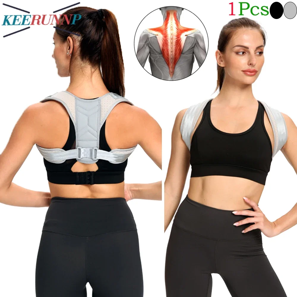 

1PCS Adjustable Posture Strainghtener Preventing Humpback Protection Spine Clavicle Belts for Women Men Back Shoulders Support