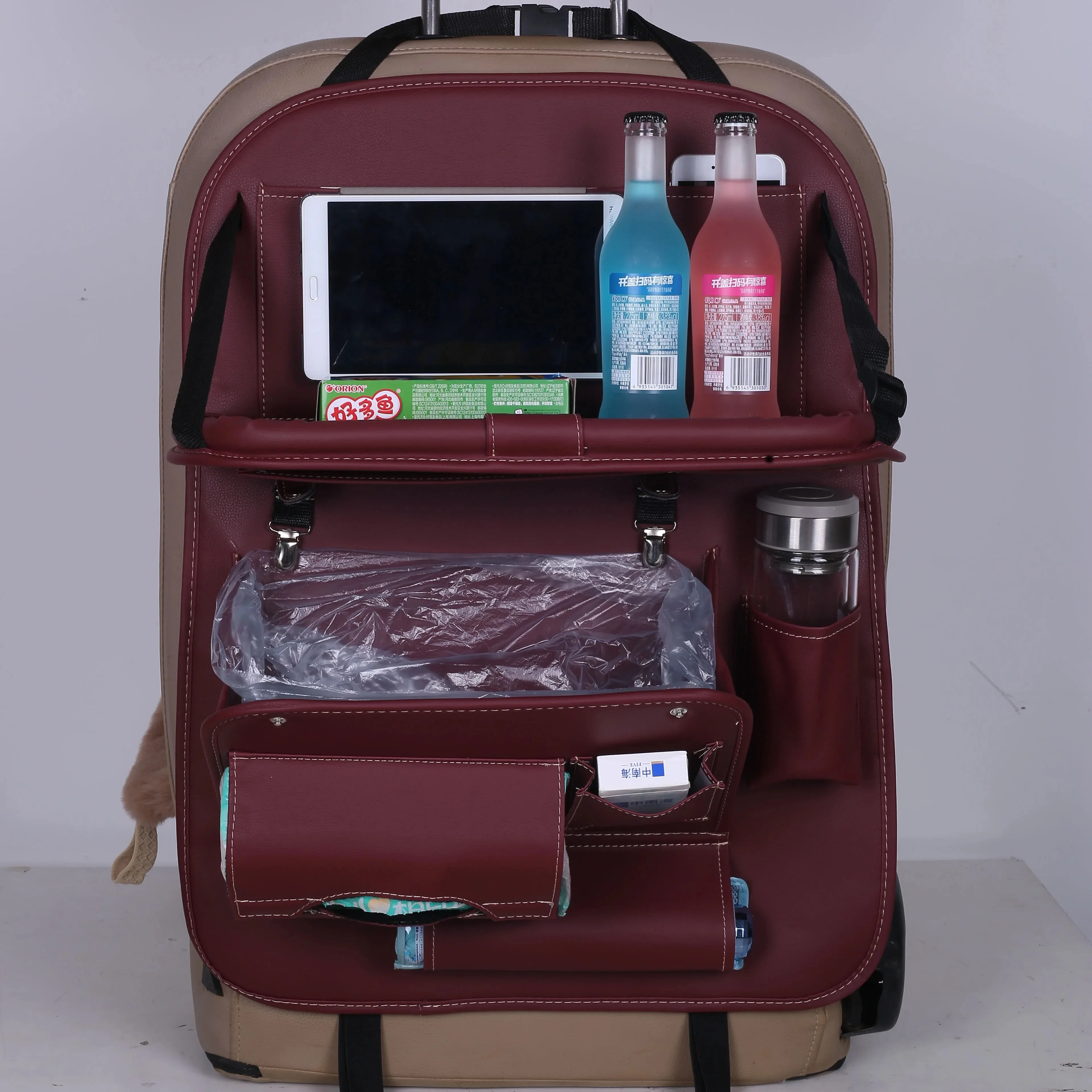 

Car seat storage bag, back seat hanging pocket, multi-function car storage bag, in-car trash can pocket