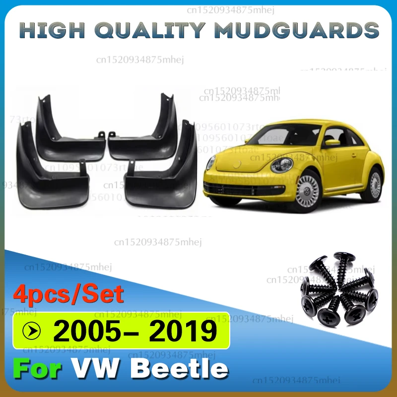 

Для VW Beetle (A5) 2005-2007 2008 2009 2010 2011 2012 2013 2014 2015 2016 2017 2018 2019 брызговики на крыло брызговики брызговики