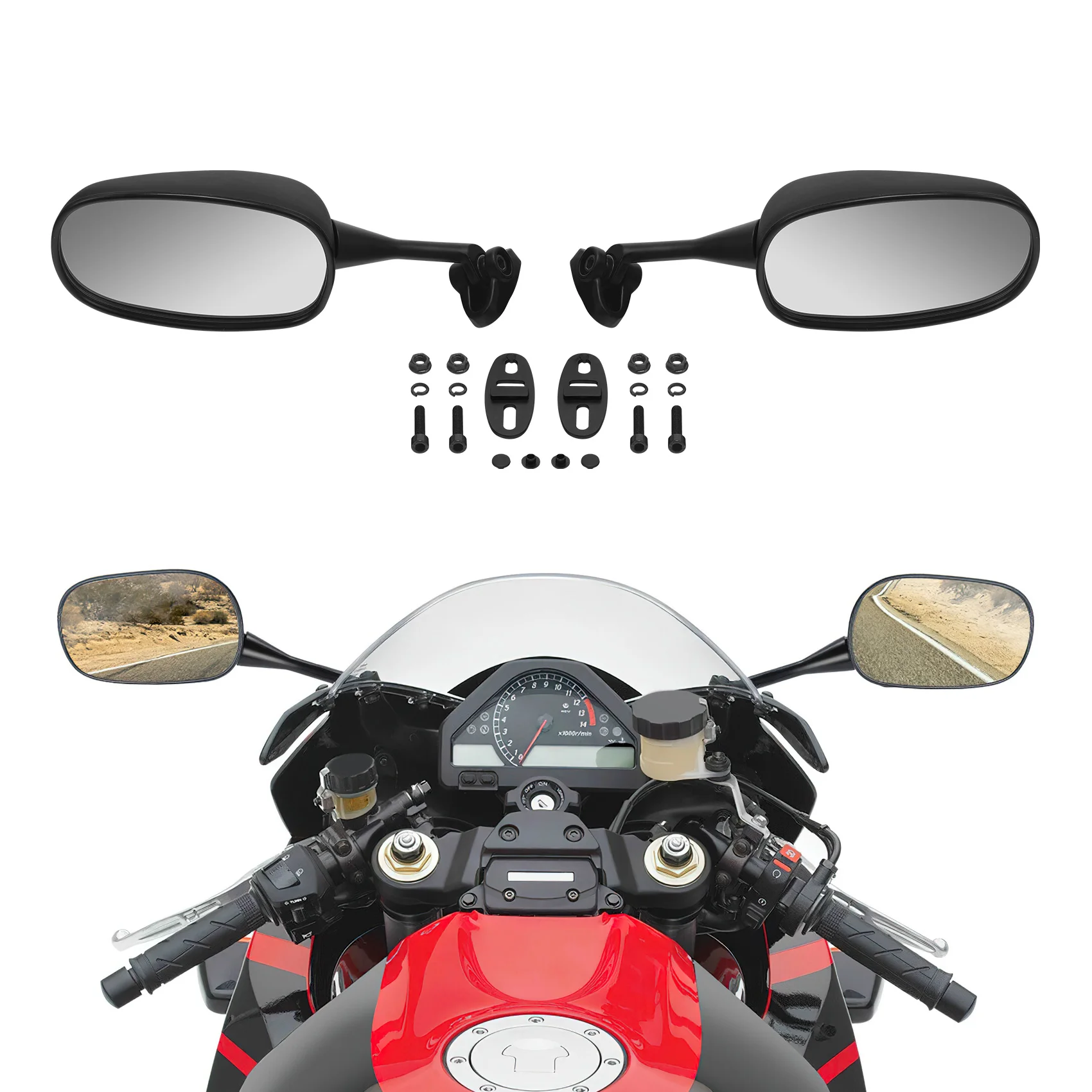 Зеркала заднего вида для мотоцикла Honda CBR600 F4 1999-2000 F4I 2001-2002 CBR919 CBR900 GT125R 250R 650R 650S