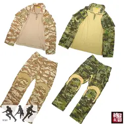 Tiger spot camouflage G3 frog suit German spot camouflage tactical set field set  training work suit