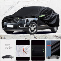 For Cadillac XT5 Exterior Car Cover Outdoor Protection Full Car Covers Waterproof Sunshade Anti UV Snow Cover Car cover Black