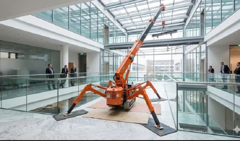 Hot Sale Hydraulic Spider Crane Machine Telescopic Boom Spider Crane Car Lifting Platform Spider Crawler Crane for Bulgaria