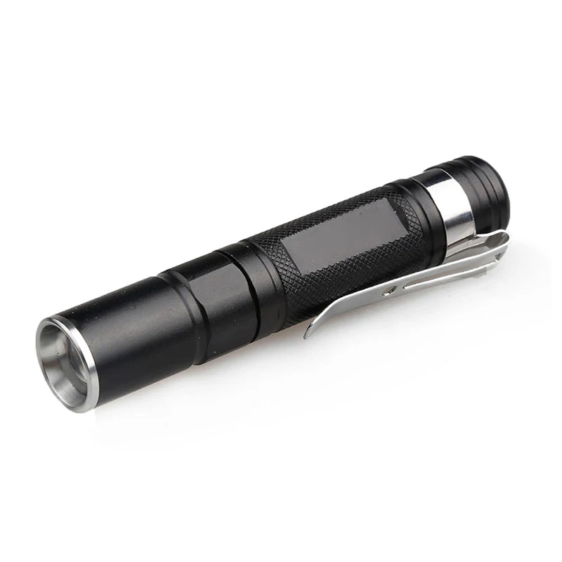 Waterdichte 2000LM Pocket LED-zaklamp 1-modus Zoombare LED-zaklamp Mini Penlight Dropship