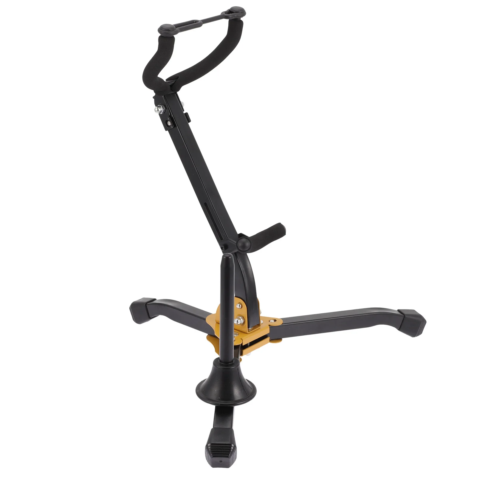 

Iron Saxophone Stand Foldable Alto Tenor Saxophone Rack Durable Portable Sax Holder Practical Storage for Home and Music