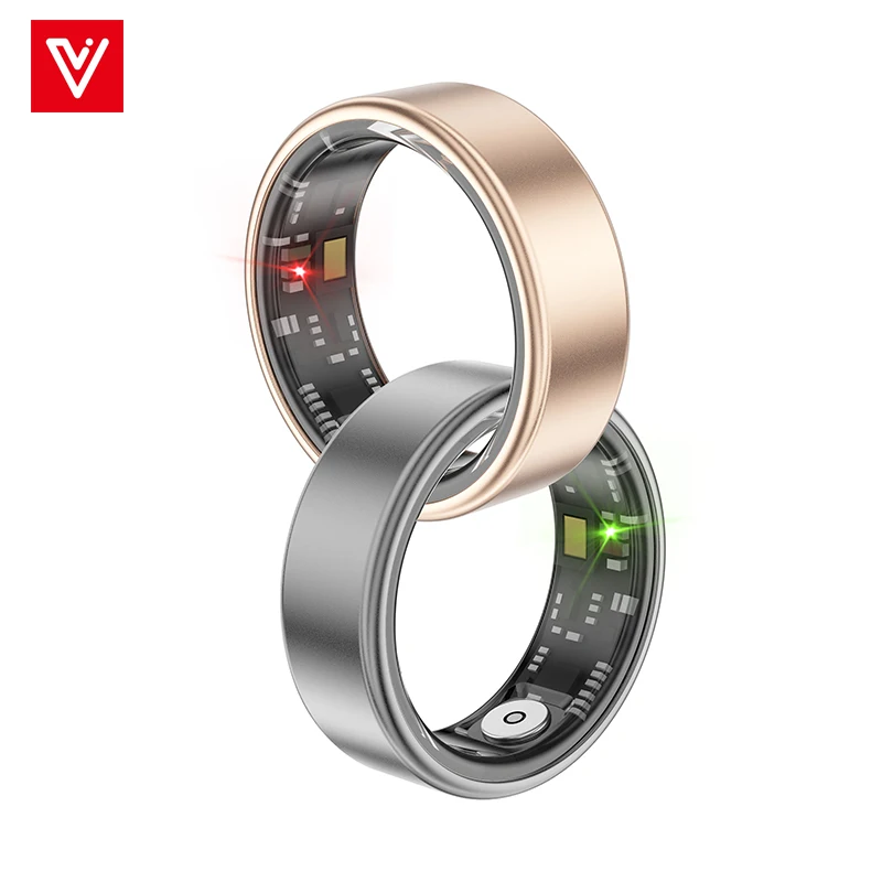 [2024] SR06 Aluminum Alloy Smart Ring Blood Oxygen Heart Rate Sleep Health Monitoring IP68&5ATM Waterproof Multiple Sports Modes