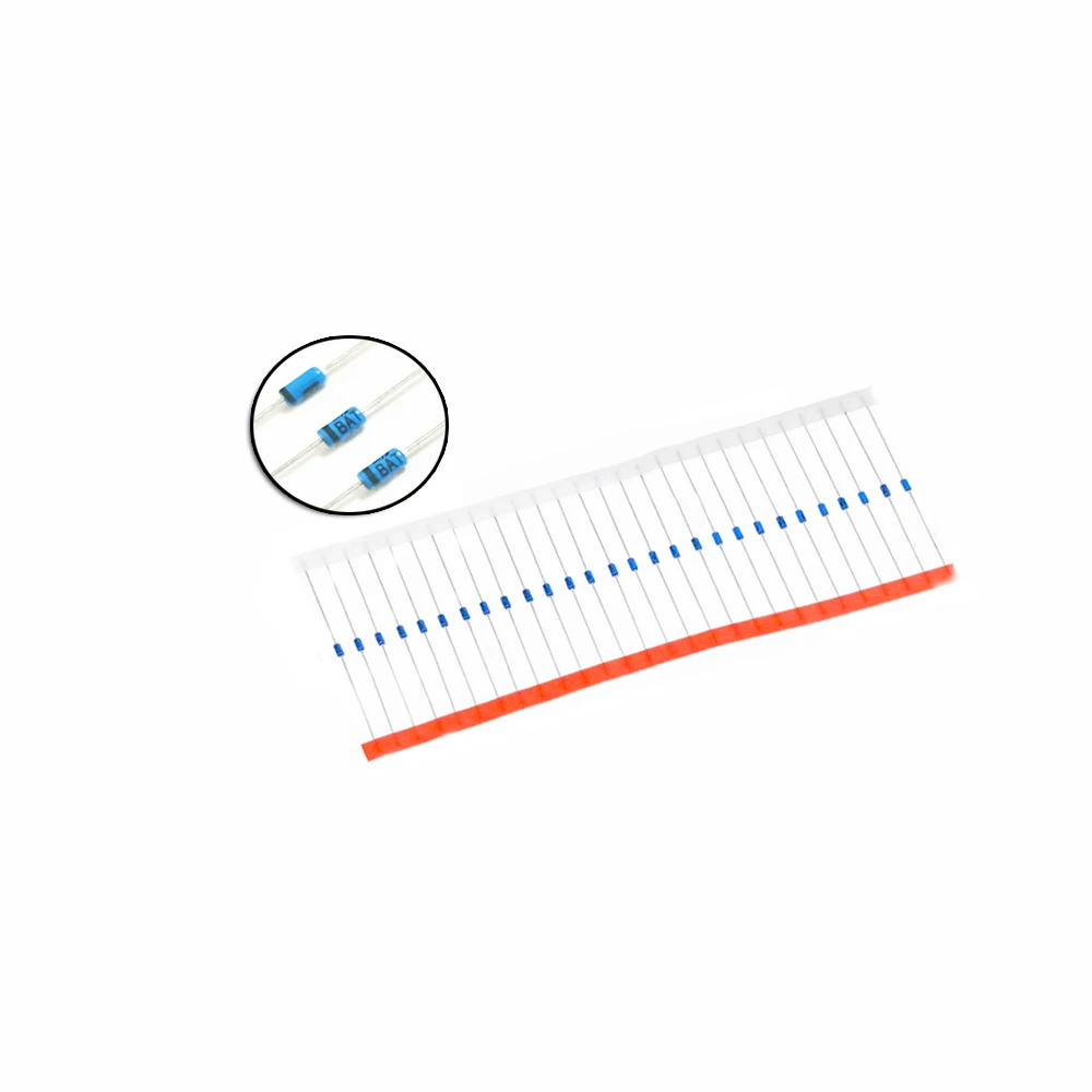 10PCS Schottky Diode BAT41 BAT42 BAT43 BAT46 BAT47 BAT48 DO-35 Neue Gute Qualität Chipsatz