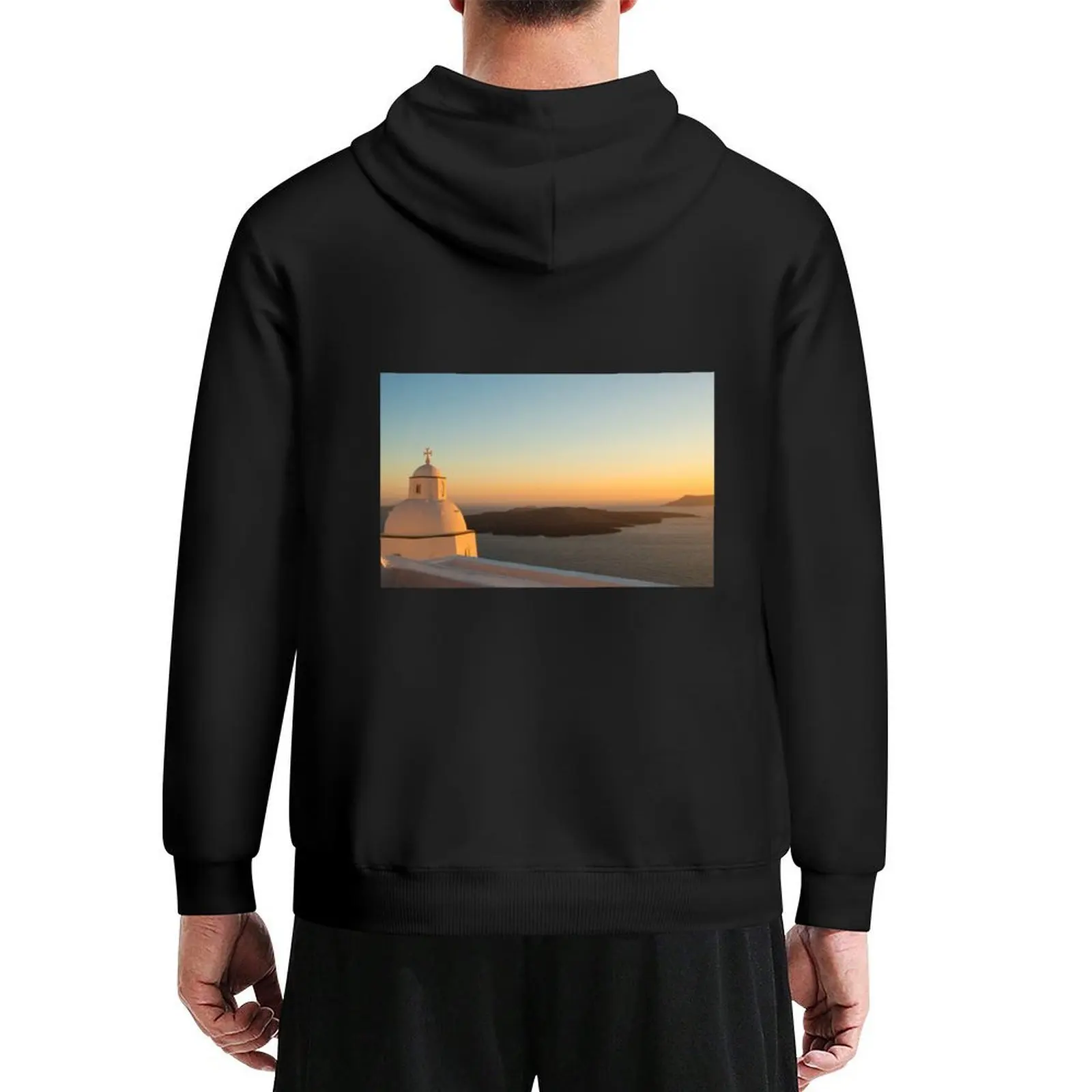 

Santorini Golden Hour Hoodie men's clothes men's clothing aesthetic clothing mens clothing japanese hoodie