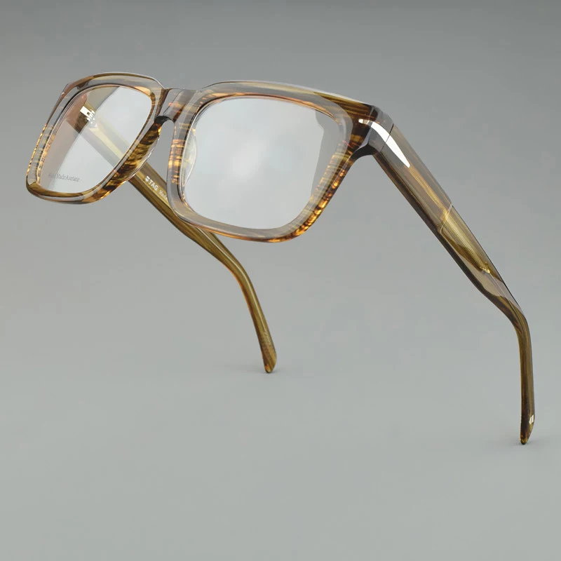 

Oversized Men's Glasses Luxury Designer Square Optical Lenses For Women Eyeglass Frames Anti Blue Light Spectacle Myopia 7697