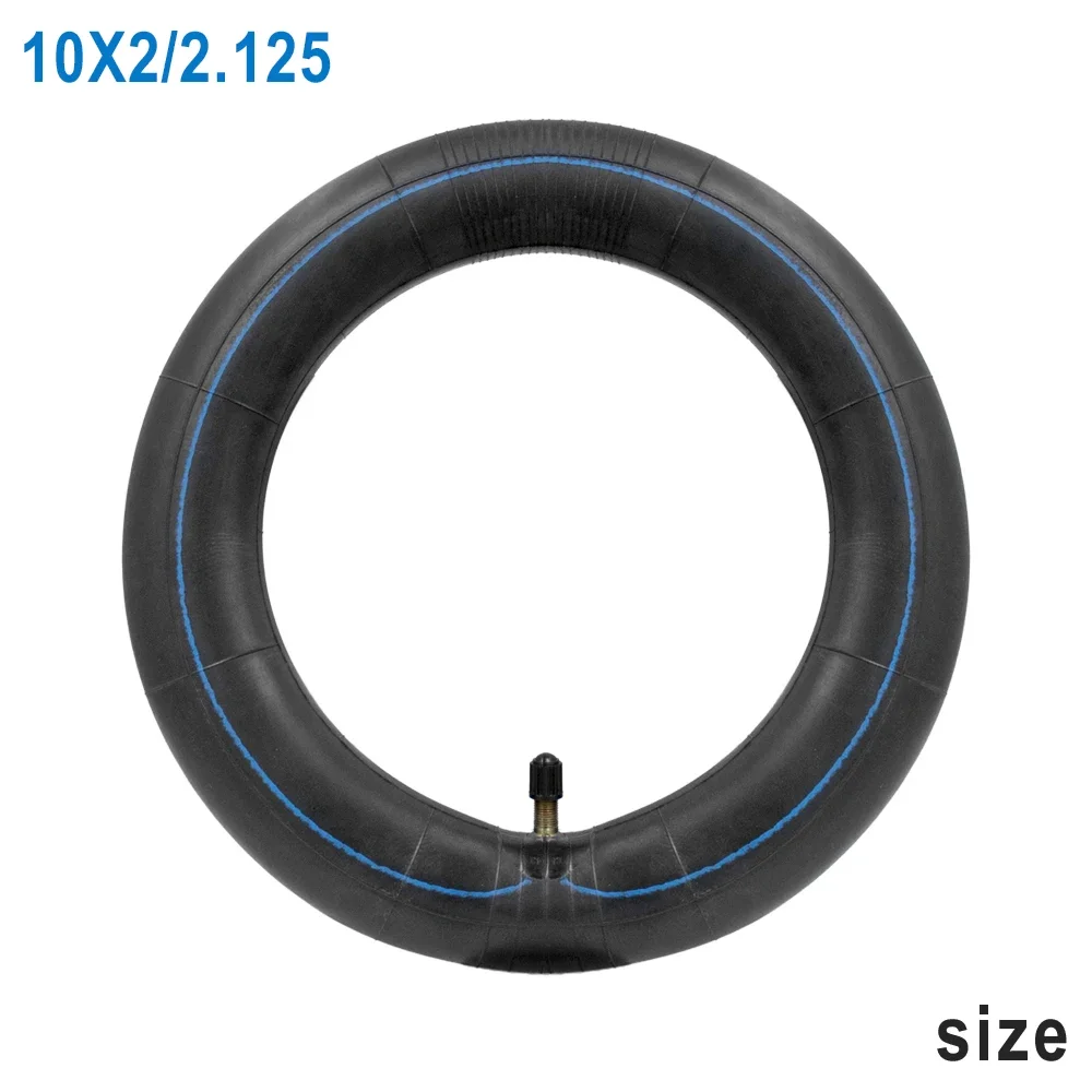 10Inch 60/70-6.5 Outer Tyre for Ninebot Max G30 Electric Scooter Pneumatic Tire 10x2/2.125 Inner Tube with Straight Valve Camera