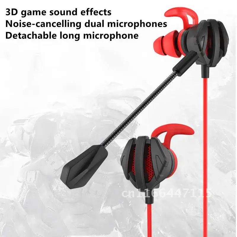 

Earphone Helmets For CS Games Gaming In-Ear Headset 7.1 With Mic Volume Control PC Gamer Earphones