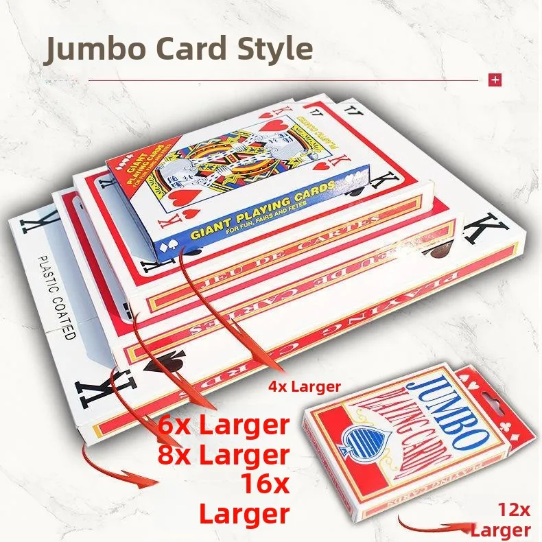 

Super Large Size Poker Cards Adult Par Table Games Funny Creative Big Word Cards Extra Large Size Paper Cards