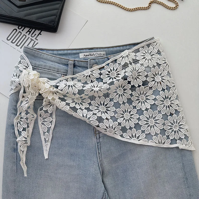 

Женский большой шарф из растворимого кружева с цветочным узором, многослойный ажурный шарф-накидка на шею, высококачественный, мягкий и плотный.