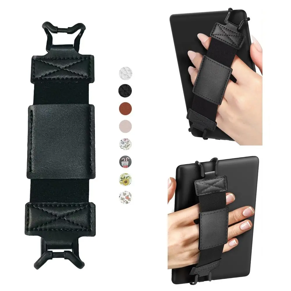 

Универсальный портативный держатель для электронных книг с надежным ремешком из искусственной кожи, предотвращающий падение, для Kindle/Kobo/Voyaga/Lenovo/Sony 6-8 дюймов, для планшетов и электронных книг