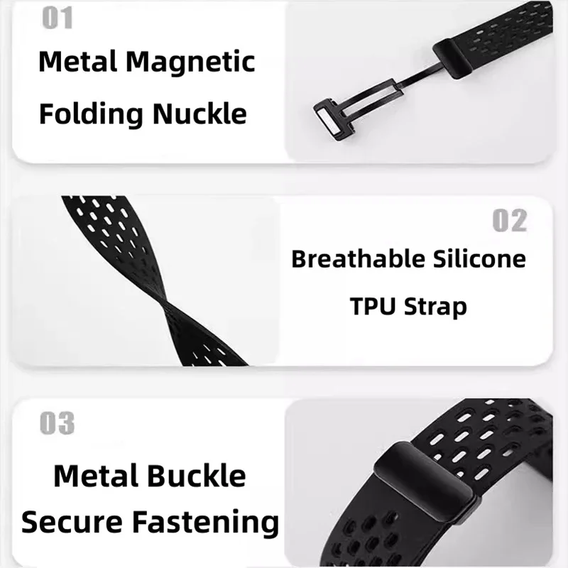 Ремешок силиконовый для Samsung Galaxy Fit 3, сменный браслет с магнитной застежкой для Samsung Galaxy Fit 3