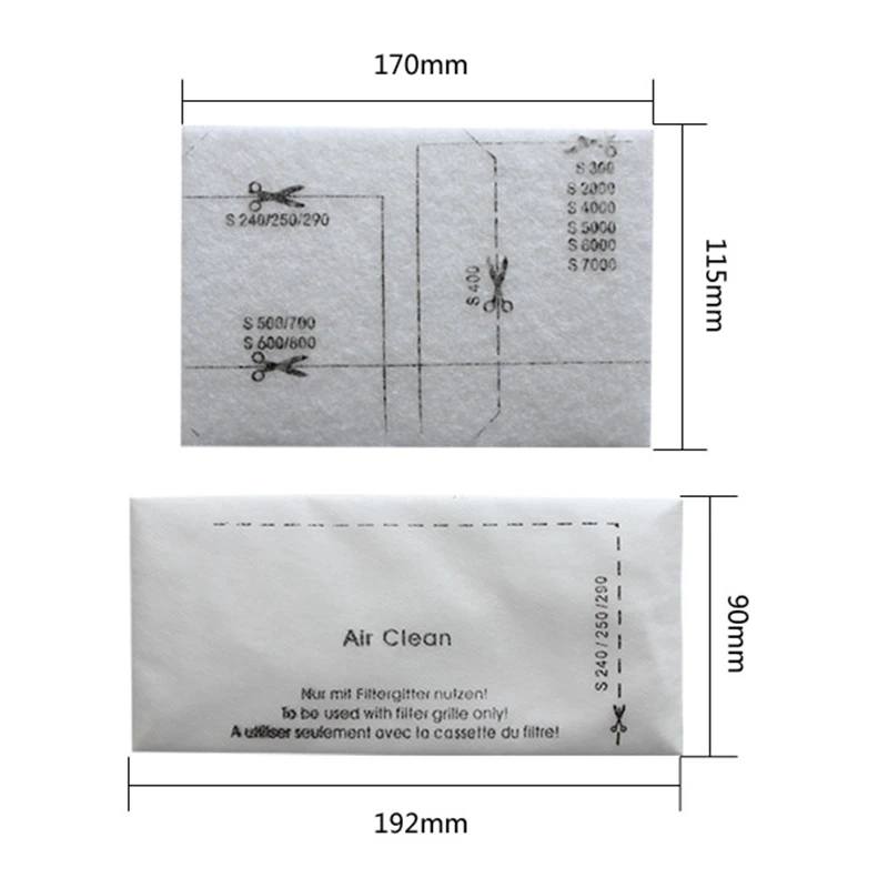 交換可能な掃除機アクセサリー,ユニバーサルエンジンフィルター,シーメンスに適しています,10ペア