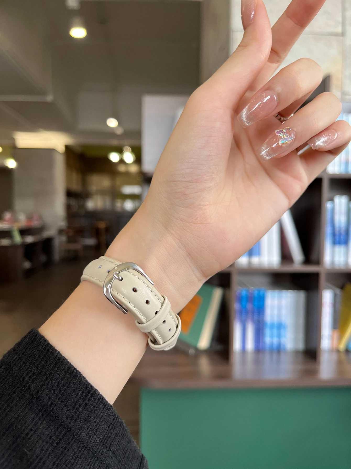 Fancy Stylish Leather loop for Apple Watch Band For Women Correa for iwatch strap