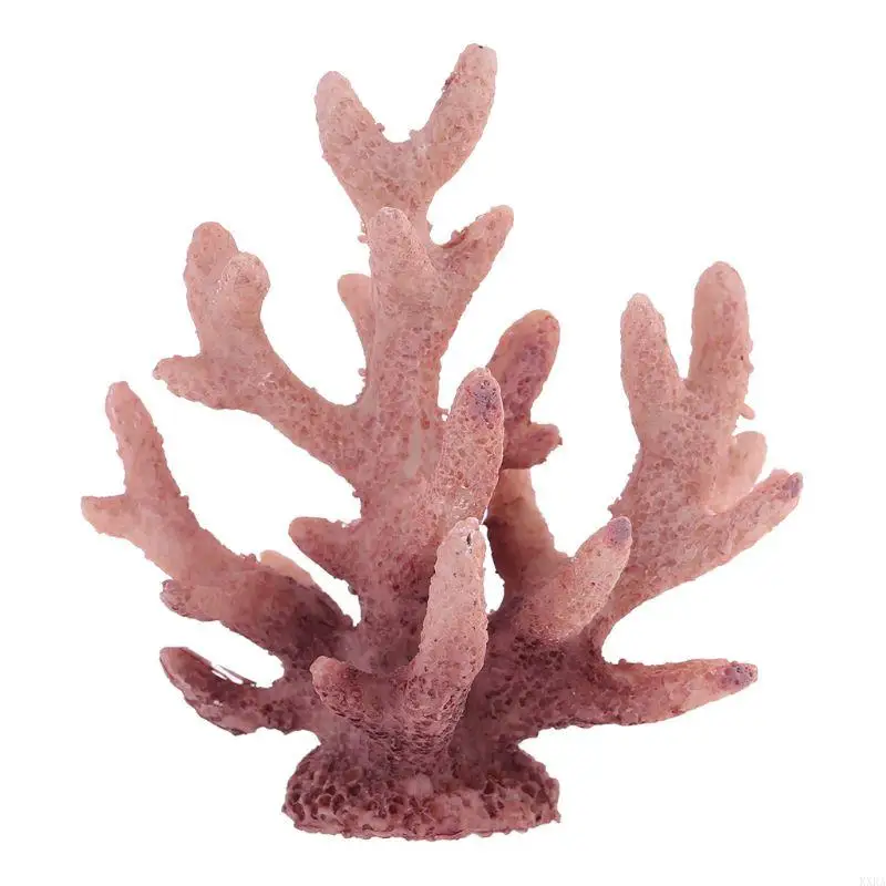 KXRA Aquarium Decor Small Polyresin Coral Ornaments Fish for Tank Coral Decor Artificial Resin Fish Hideout Coral Decorations