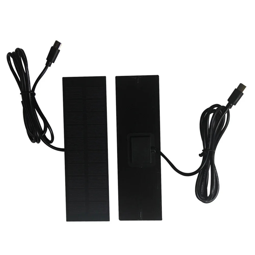 1W 5V Solar Charging Panel With Type-C Output, Weatherproof For Outdoor Camping, Phone And Battery Charger (148*45*2mm) view 3
