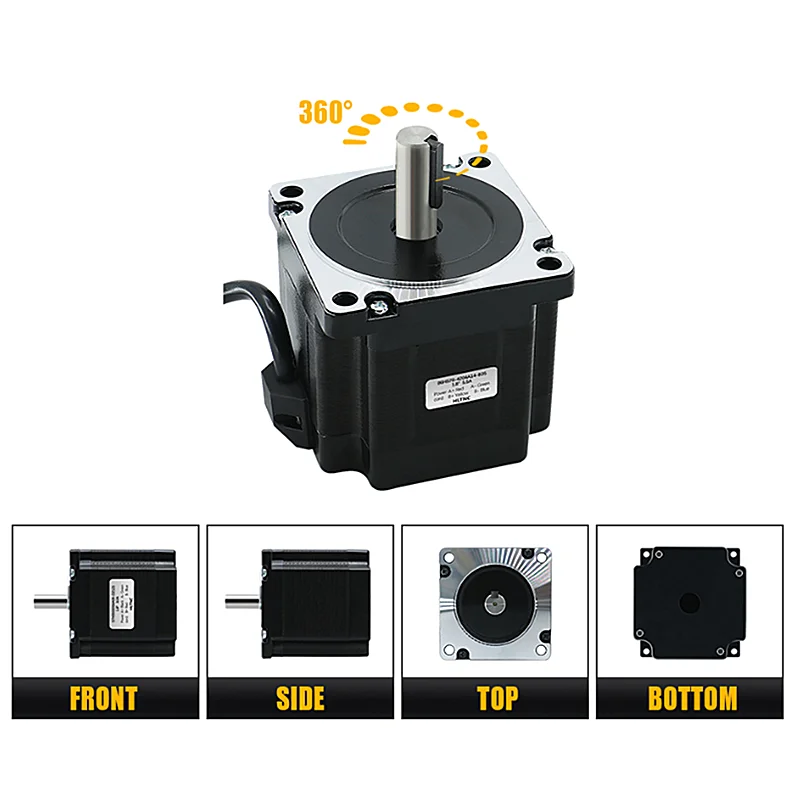 ma〜ma 2 Phase NEMA34 78mm Stepper Motor 4Nm 4A 86 Engine with 14mm