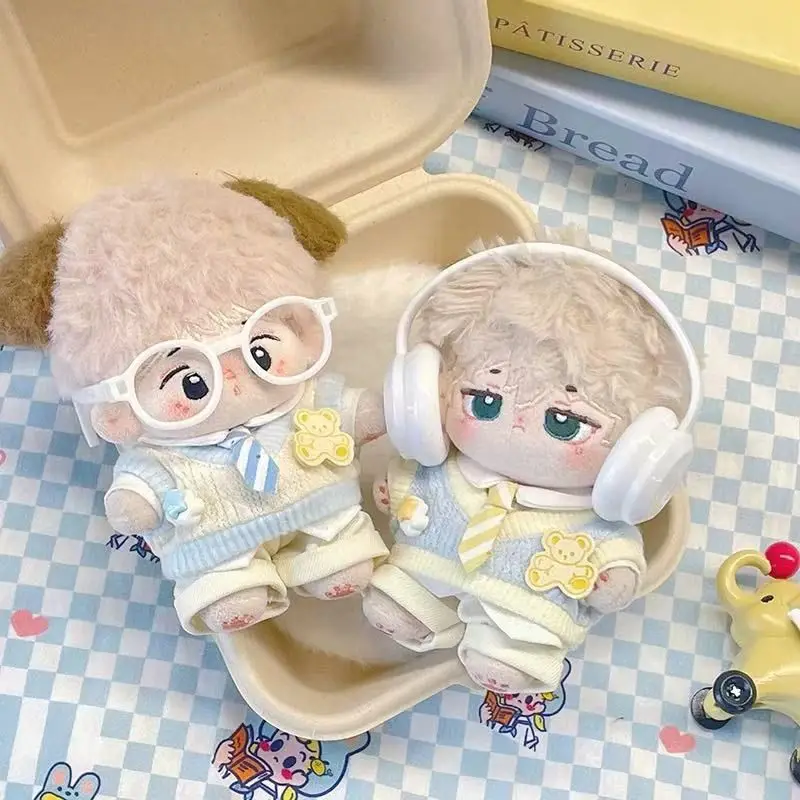 10cm Cotton Doll Dress-Up Clothes Beihai Love College Wind Series Exquisite Baby Humanoid Doll Outfit for Toy Dolls Accessories