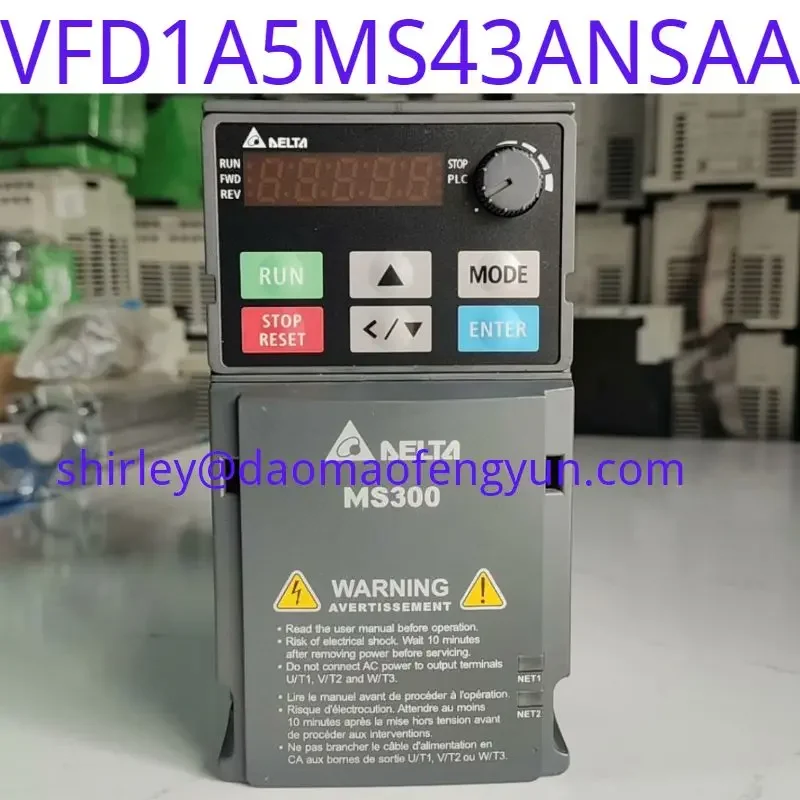 

Used VFD1A5MS43ANSAA frequency converter, original disassembly, 380V 0.4Kw