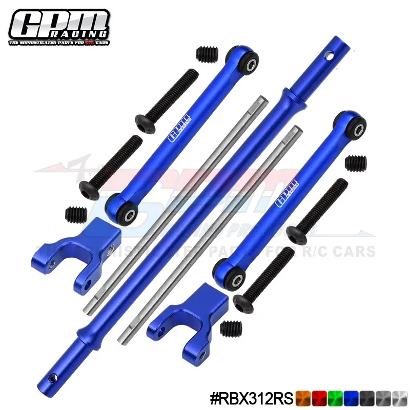 

GPM Stainless Steel Rear Sway Bar & Aluminum Sway Bar Arm & Stainless Steel Linkage For Axial 1/10 RBX10 Ryft 4WD