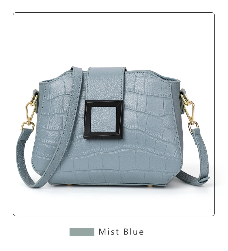 Aidanni Damen-Umhängetasche aus echtem Leder, 2026 Sommer Neue Trendige Vielseitige Schultertasche, Kleine Handtasche aus Rindsleder der obersten Schicht – Detail 5