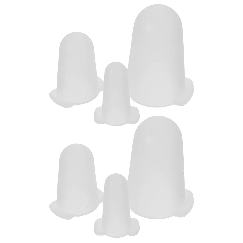 6 Pcs Protective Cap for Piping Tips Pipe Protection Covers Cake Supplies Nozzle Pipping Sleeves Silica Gel Decorating