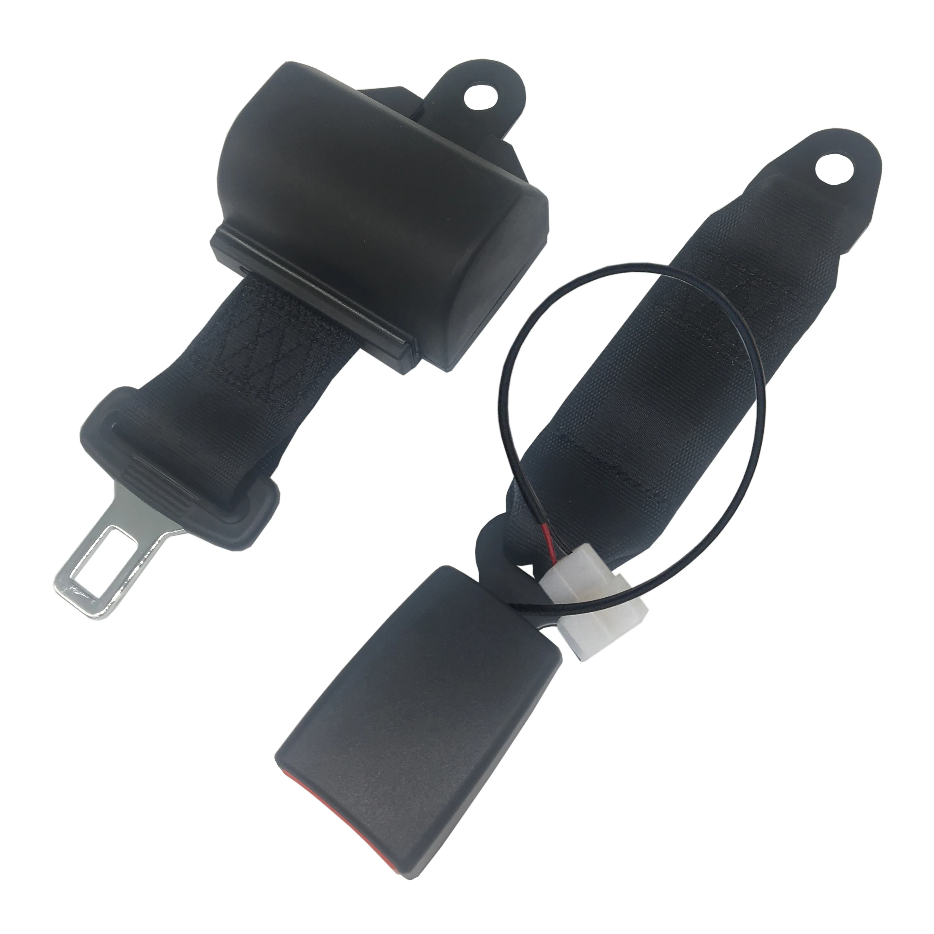 multi-color Factory Self-locking Two-point Safety Belts  Retractable 2-point Seat Belts for Universal Forklift Seats Open Types