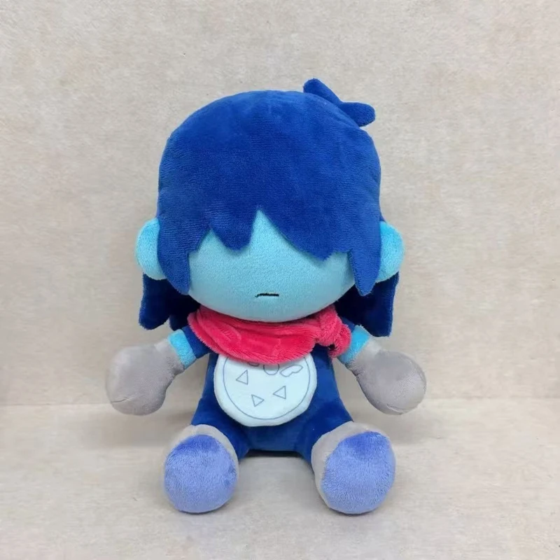 Boneco de Pelúcia Kris do Jogo Anime Deltarune, 20cm, Brinquedo Macio em Posição Sentada, Presente Colecionável para Fãs de Jogos, Decoração Kawaii