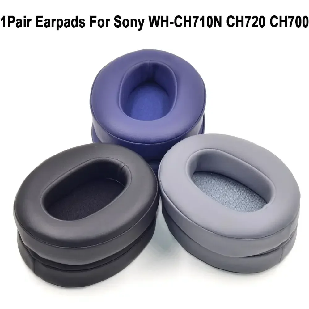 2Pcs Ear Pads for Sony WH-CH710N CH720 CH700 Headphone Replacement Ear Pad Cushion Cups Cover Earpads Repair Parts