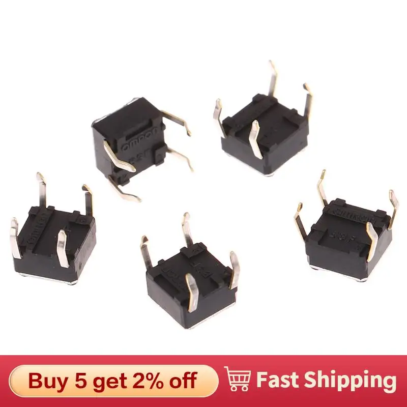 5Pcs   Light Touch Switch Micro Switch Mouse Push Button Tactile For G300 G402 G600 G602 M210 M215 M325 M557