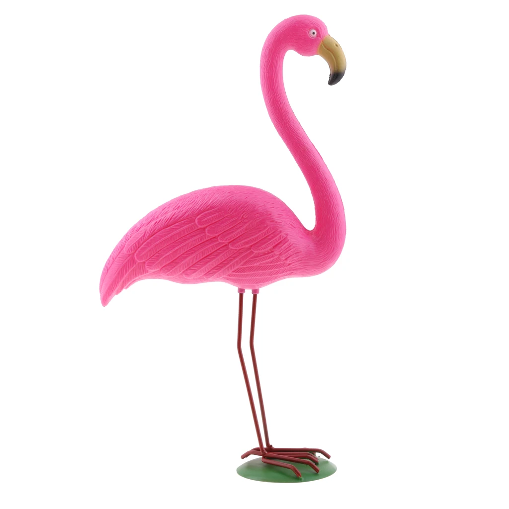 Realistic flamingo figures ornament lawn statues sculptures for