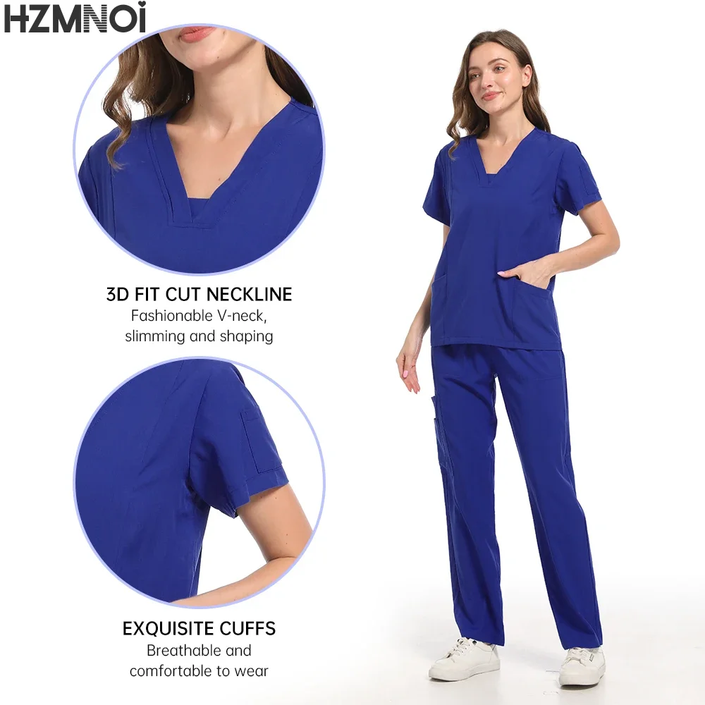 Новая нейтральная медицинская униформа для операционной, наборы медицинских принадлежностей, стоматологическая хирургия и униформа для медсестер, рабочая униформа, оптовая продажа