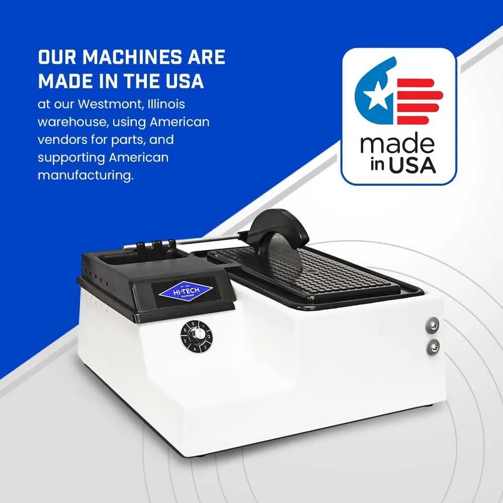 Sega lapidaria per taglio di roccia, pietra e vetro - Attrezzatura da 6 pollici per tagliare, rifinire e segare pietre e vetro