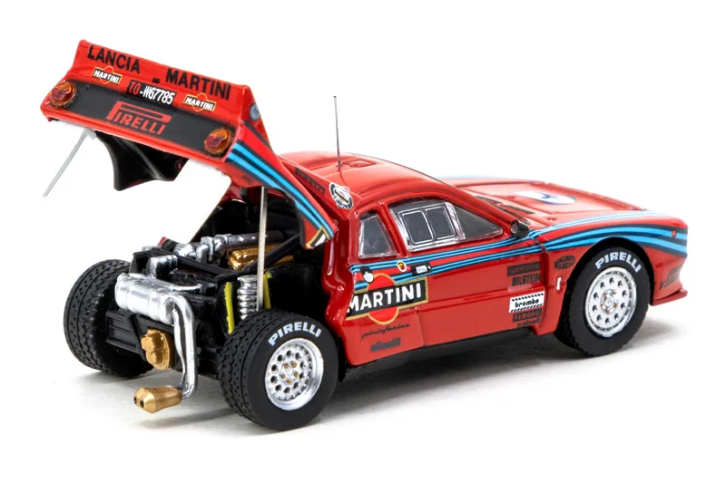 Tarmac Works 1:64  Lancia 037 Rally test car marini  Favorite Die Casting Alloy Car Model Ornament