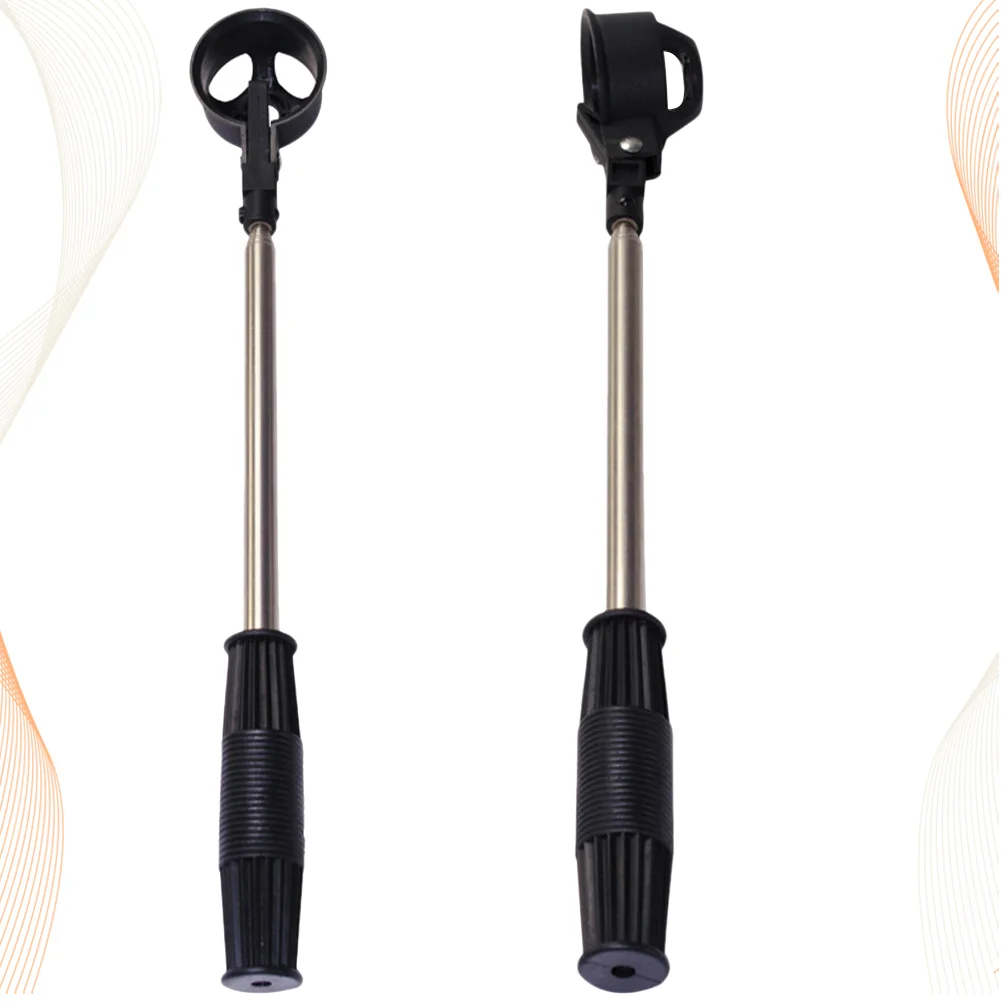 

2 Pcs Stainless Steel Retractable Golf Ball Retriever Telescopic Scoop Saver Picker