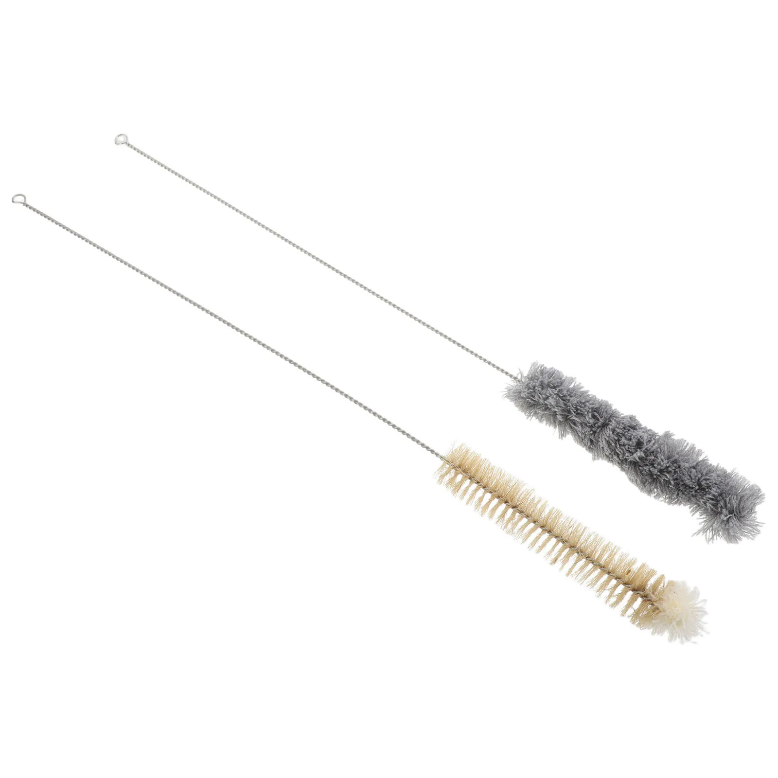 

2Pcs Flute Cleaning Brush Set Cotton Thread Bamboo Fiber for Clarinet Sax Flute Maintenance Kit Universal Instrument Care