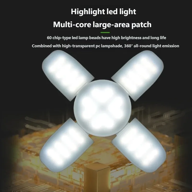Rechargeable LED Camping Lantern With folding LED floodlight Portable Tent Light With 3 Light Modes For Camping, Hiking, Fishing