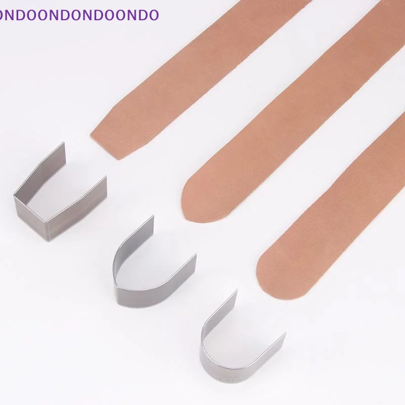 18 PCS Multi Shapes Leather Cutting Dies Punch Set V Square Round Chisel Cutter for Handmade Leather Accessory Making DIY