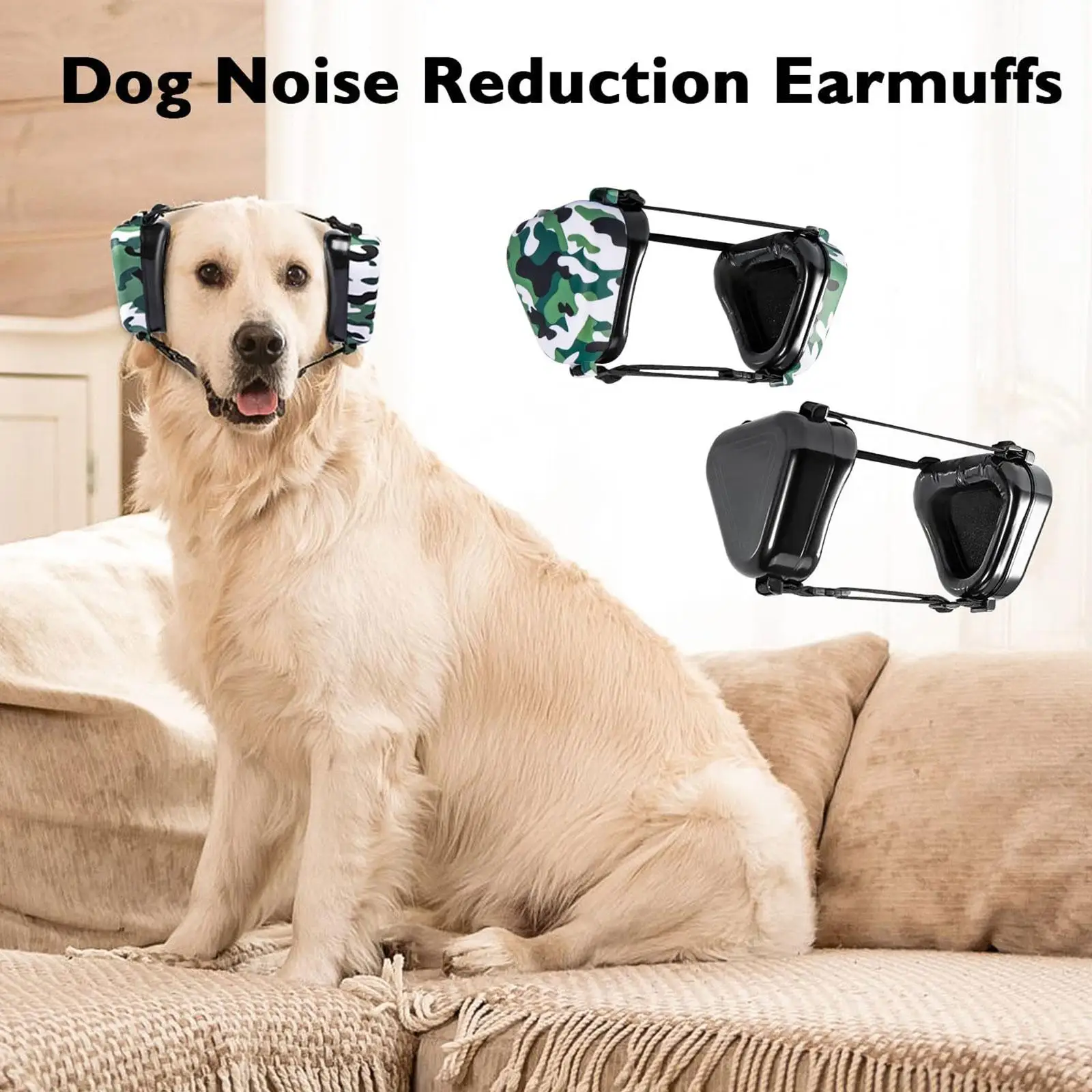 Pet Earmuffs,Noise Reduction Hearing Protection For Dogs ,Anti-noise Ear Protection Multifunctional Dog Supplies Cover Nois U8L2