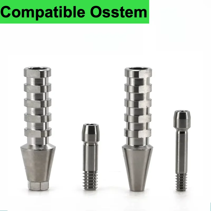 Dental Third Party Accessories Are Suitable for Temporary Screw Implant Replacements with Finished OSSTEM Products