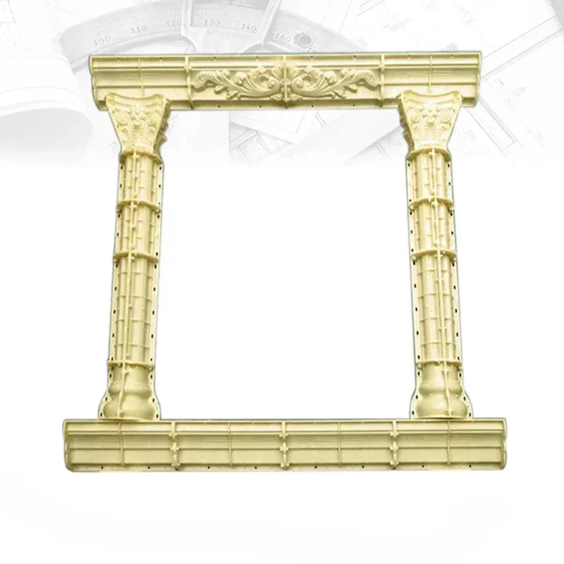 European Window Cover Mold Roman Column Window Model Villa Window Edge Line Cement Exterior Wall Edge Windows Frame Decoration B